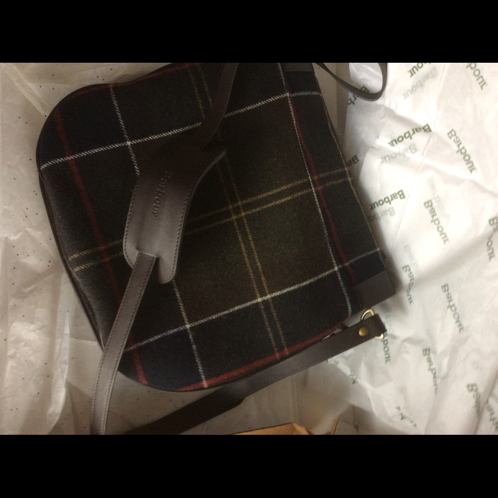 Barbour Tartan crossbody NWOT - Picture 3 of 5